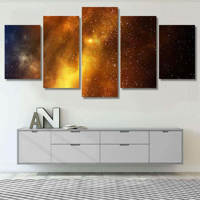 Night Sky Stars Nebul A1  1 Galaxy Sky and Space Multi Piece Panel Canvas Home Decor Housewarming Gift Ideas Poster Canvas Gallery Prints