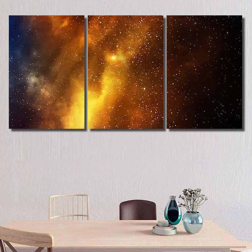 Night Sky Stars Nebul A1  1 Galaxy Sky and Space Multi Piece Panel Canvas Home Decor Housewarming Gift Ideas Poster Canvas Gallery Prints
