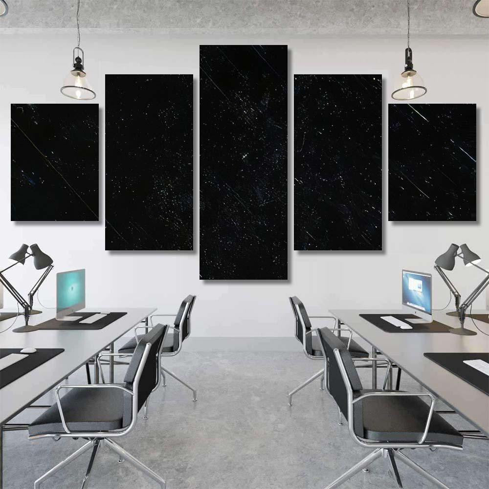 Noise Black Background Overlay Abstract Film 3 Galaxy Sky and Space Multi Piece Panel Canvas Home Decor Housewarming Gift Ideas Poster Canvas Gallery Prints