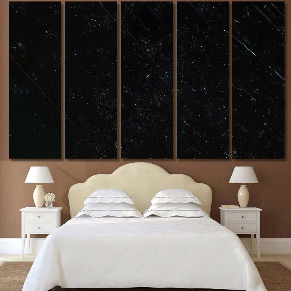 Noise Black Background Overlay Abstract Film 3 Galaxy Sky and Space Multi Piece Panel Canvas Home Decor Housewarming Gift Ideas Poster Canvas Gallery Prints