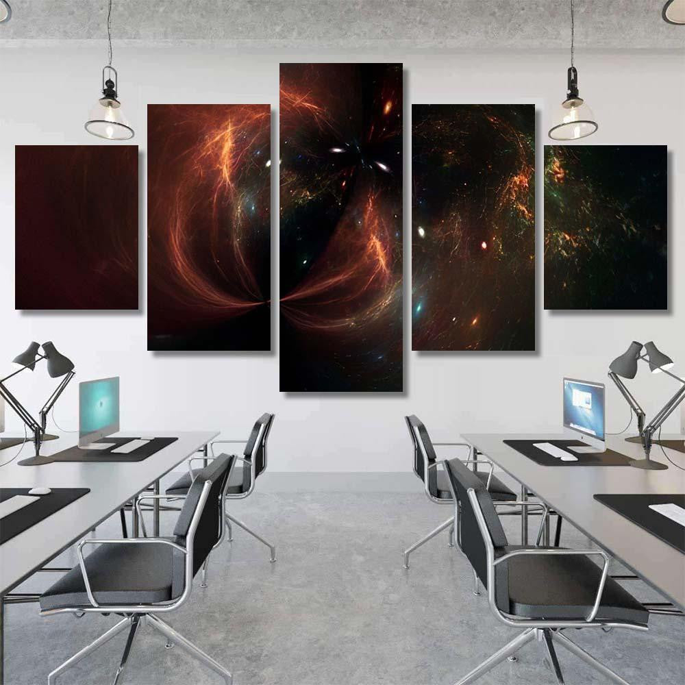 Lanets Galaxy Science Fiction Wallpaper Astronomy Galaxy Sky and Space Multi Piece Panel Canvas Home Decor Housewarming Gift Ideas Poster Canvas Gallery Prints