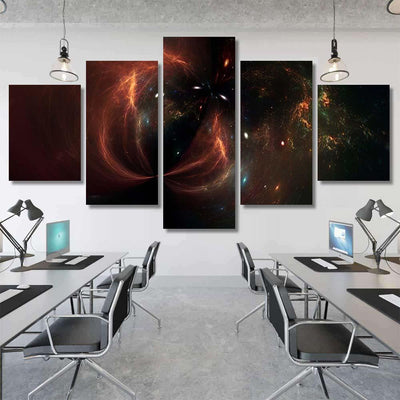 Lanets Galaxy Science Fiction Wallpaper Astronomy Galaxy Sky and Space Multi Piece Panel Canvas Home Decor Housewarming Gift Ideas Poster Canvas Gallery Prints