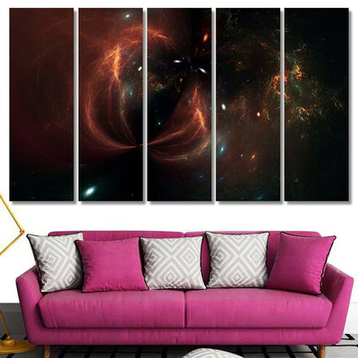 Lanets Galaxy Science Fiction Wallpaper Astronomy Galaxy Sky and Space Multi Piece Panel Canvas Home Decor Housewarming Gift Ideas Poster Canvas Gallery Prints