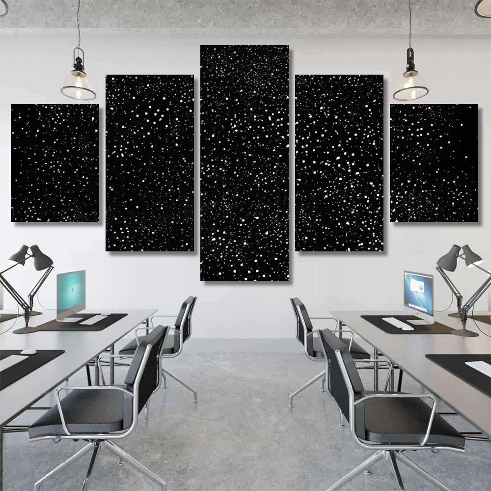 Stars Dust Scattered Glitter Comet Galaxy 1 Galaxy Sky and Space Multi Piece Panel Canvas Home Decor Housewarming Gift Ideas Poster Canvas Gallery Prints