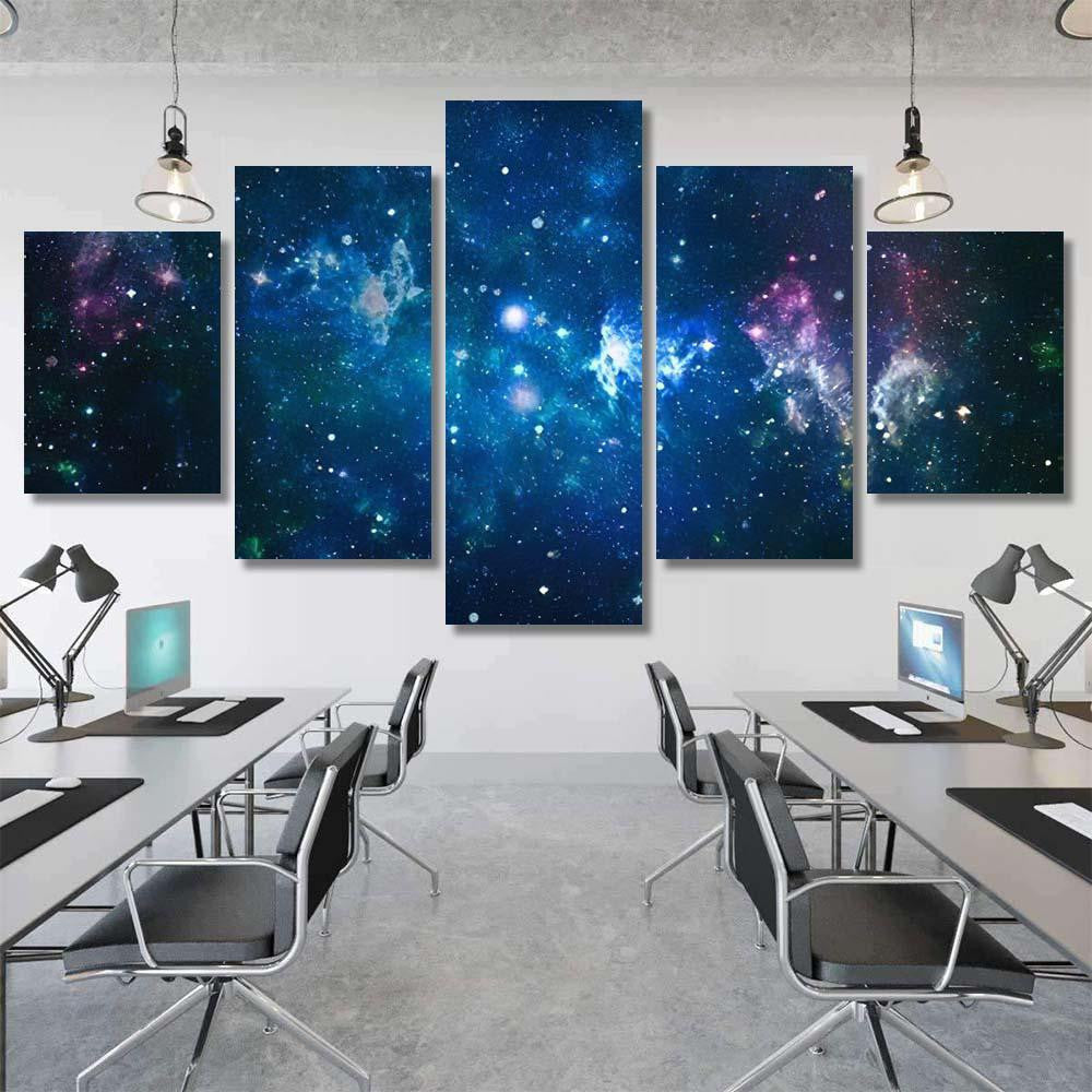High Definition Star Field Background Starry 2 1 Galaxy Sky and Space Multi Piece Panel Canvas Home Decor Housewarming Gift Ideas Poster Canvas Gallery Prints