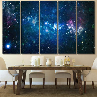 High Definition Star Field Background Starry 2 1 Galaxy Sky and Space Multi Piece Panel Canvas Home Decor Housewarming Gift Ideas Poster Canvas Gallery Prints