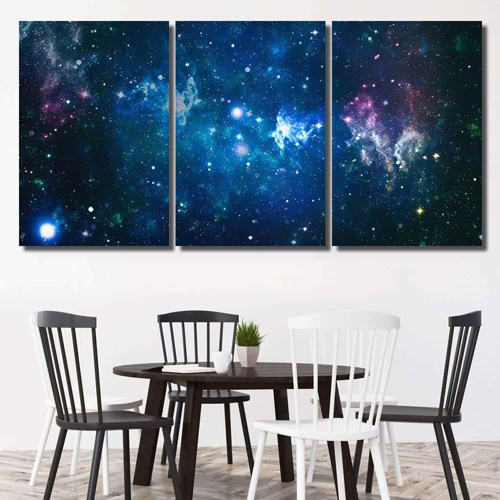 High Definition Star Field Background Starry 2 1 Galaxy Sky and Space Multi Piece Panel Canvas Home Decor Housewarming Gift Ideas Poster Canvas Gallery Prints