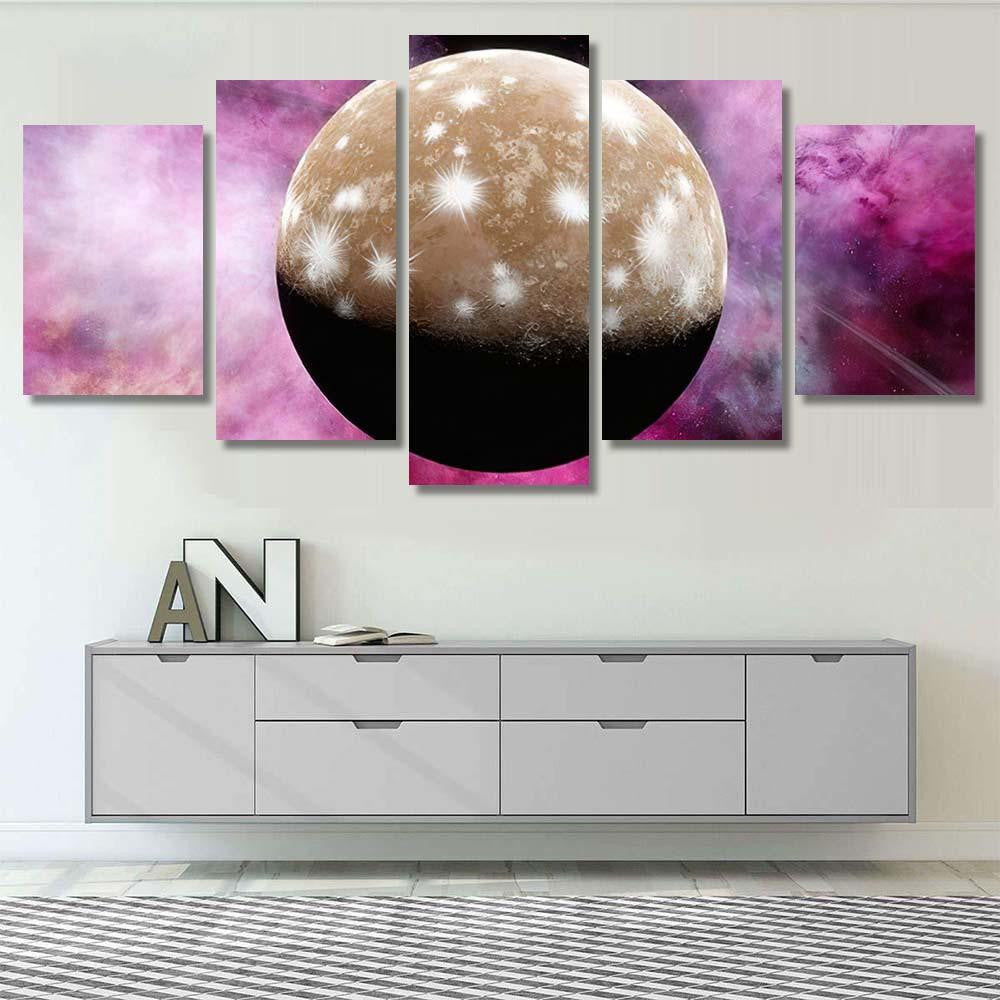 Space Background Fantasy 3D Render Galaxy Sky and Space Multi Piece Panel Canvas Home Decor Housewarming Gift Ideas Poster Canvas Gallery Prints