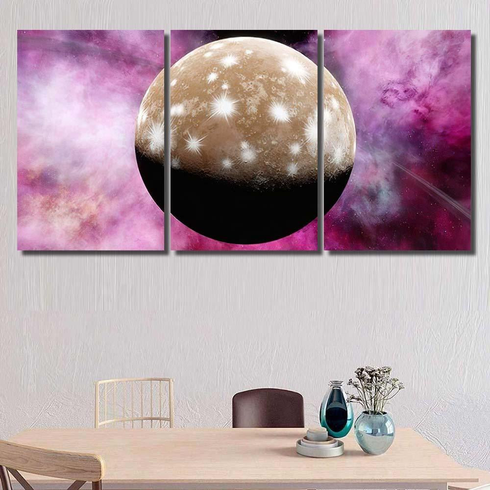 Space Background Fantasy 3D Render Galaxy Sky and Space Multi Piece Panel Canvas Home Decor Housewarming Gift Ideas Poster Canvas Gallery Prints