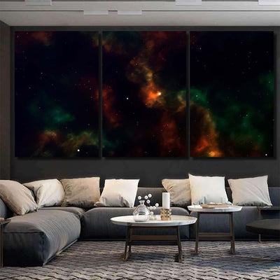 Space Background Fantastic Outer View Realistic 6 1 Galaxy Sky and Space Multi Piece Panel Canvas Home Decor Housewarming Gift Ideas Poster Canvas Gallery Prints