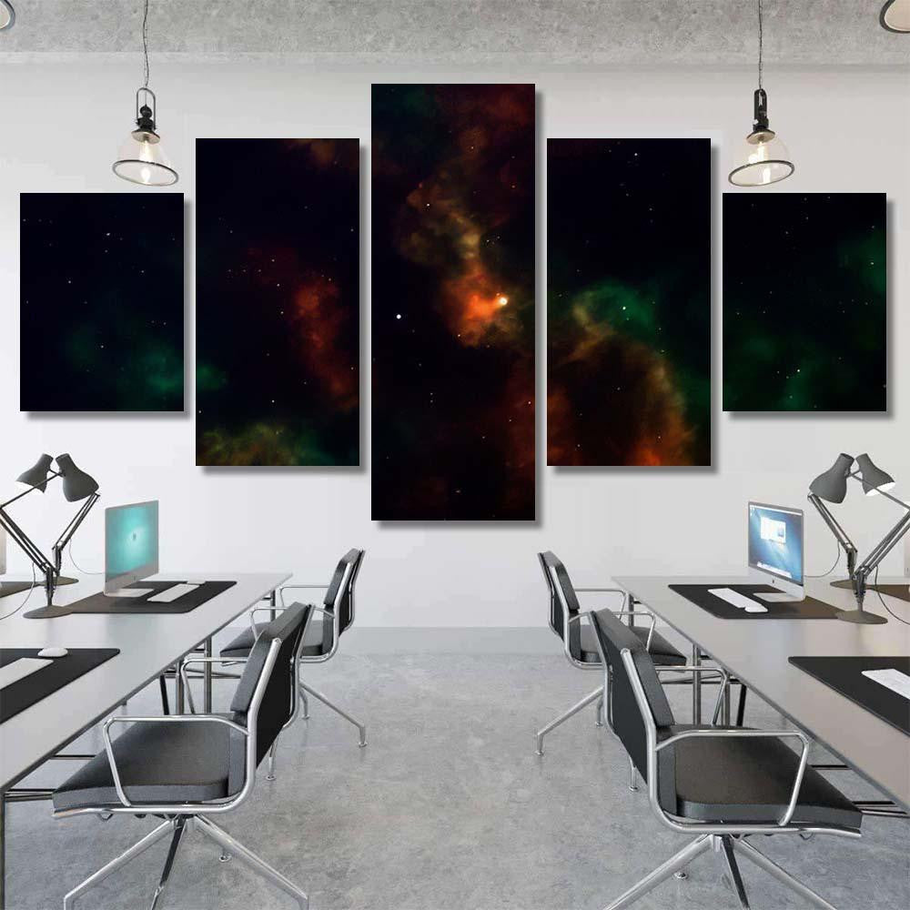 Space Background Fantastic Outer View Realistic 6 1 Galaxy Sky and Space Multi Piece Panel Canvas Home Decor Housewarming Gift Ideas Poster Canvas Gallery Prints