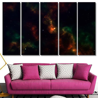 Space Background Fantastic Outer View Realistic 6 1 Galaxy Sky and Space Multi Piece Panel Canvas Home Decor Housewarming Gift Ideas Poster Canvas Gallery Prints