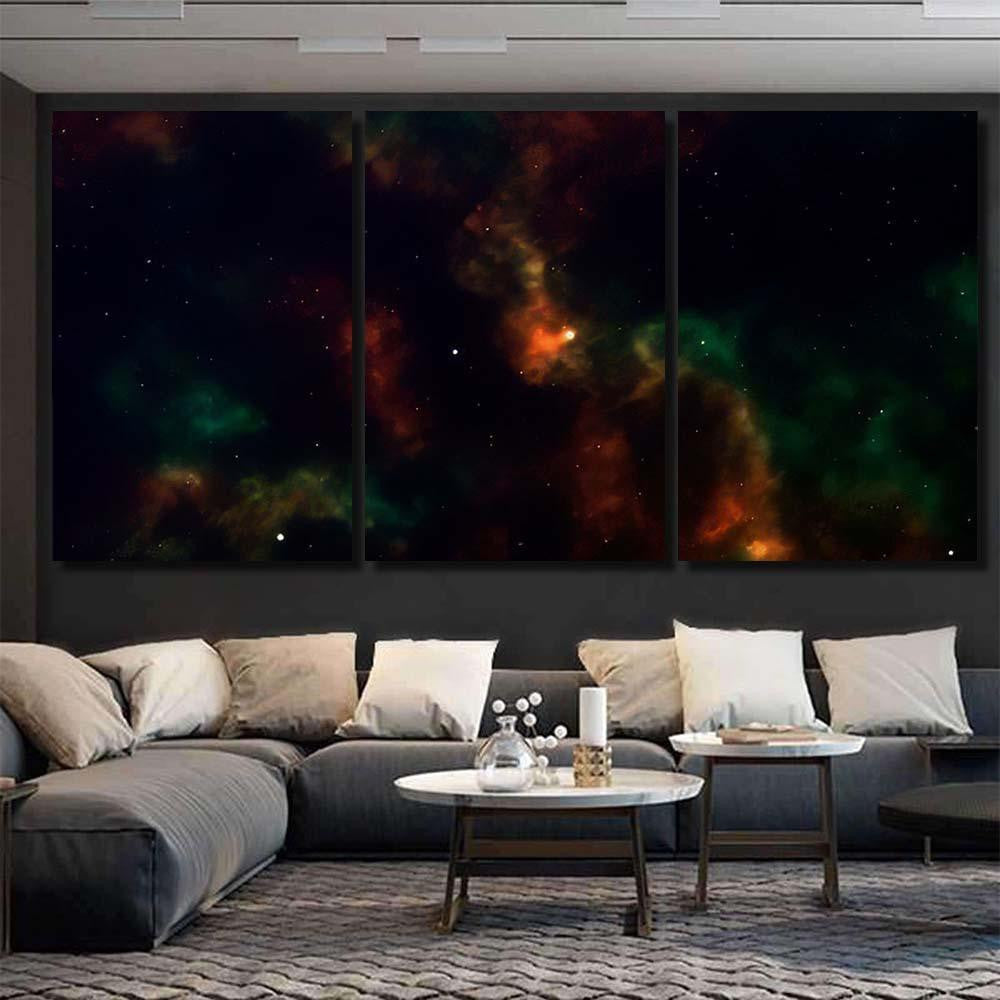 Space Background Fantastic Outer View Realistic 6 1 Galaxy Sky and Space Multi Piece Panel Canvas Home Decor Housewarming Gift Ideas Poster Canvas Gallery Prints