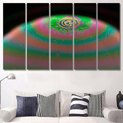 Psychedelic Abstract Planet Soap Bubble Light 20 Galaxy Sky and Space Multi Piece Panel Canvas Home Decor Housewarming Gift Ideas Poster Canvas Gallery Prints