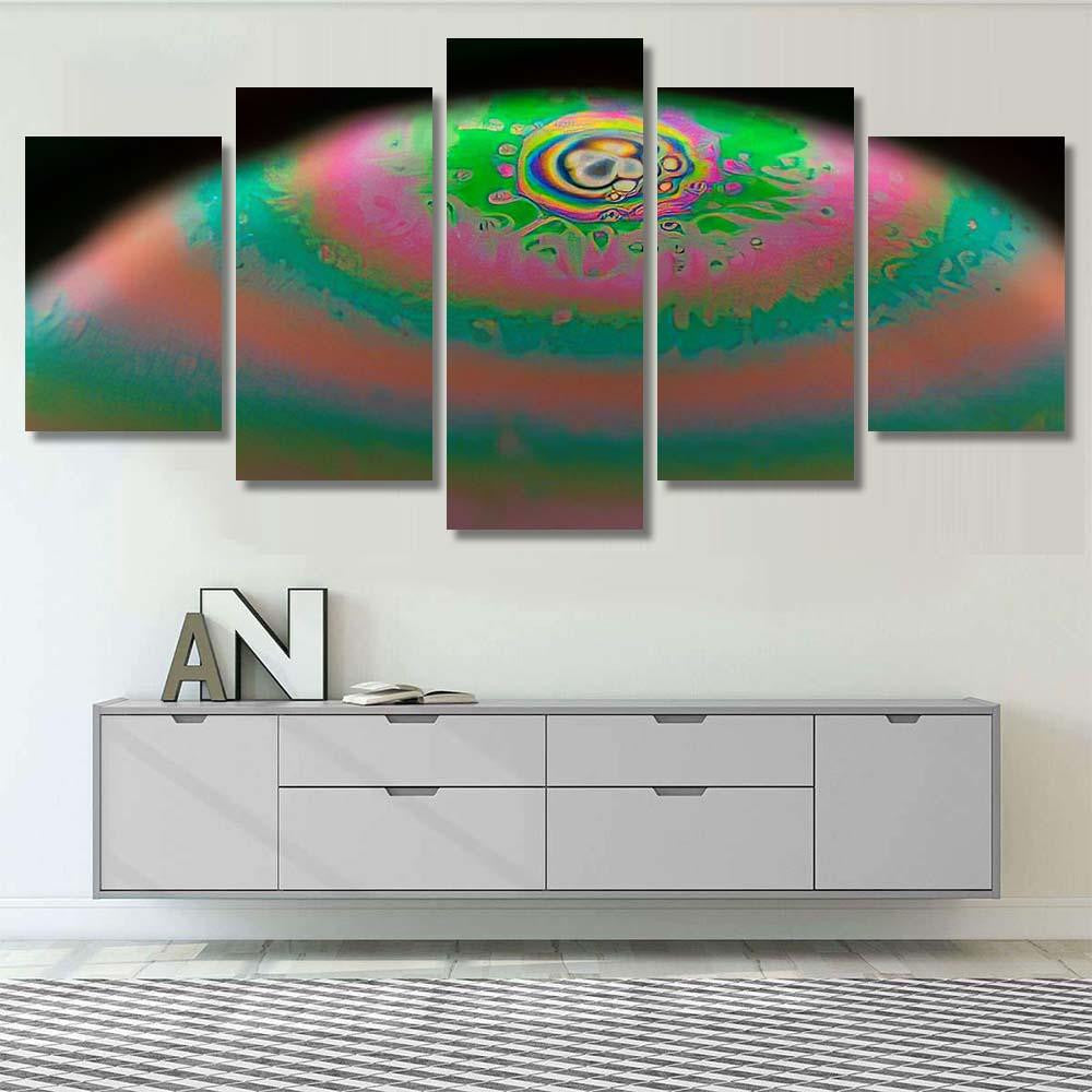 Psychedelic Abstract Planet Soap Bubble Light 20 Galaxy Sky and Space Multi Piece Panel Canvas Home Decor Housewarming Gift Ideas Poster Canvas Gallery Prints