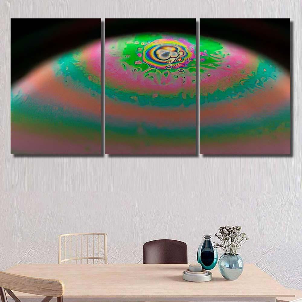 Psychedelic Abstract Planet Soap Bubble Light 20 Galaxy Sky and Space Multi Piece Panel Canvas Home Decor Housewarming Gift Ideas Poster Canvas Gallery Prints