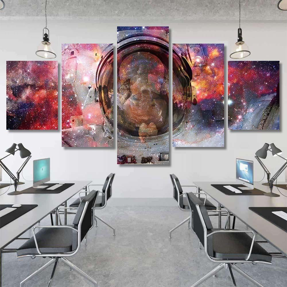 Spiral Galaxy Space Elements This Image Galaxy Sky and Space Multi Piece Panel Canvas Home Decor Housewarming Gift Ideas Poster Canvas Gallery Prints