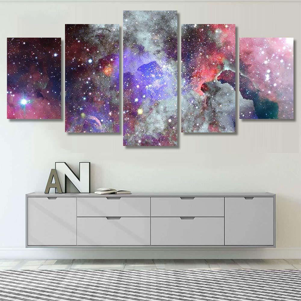 Nebula Galaxy Space Elements This Image 1 1 Galaxy Sky and Space Multi Piece Panel Canvas Home Decor Housewarming Gift Ideas Poster Canvas Gallery Prints