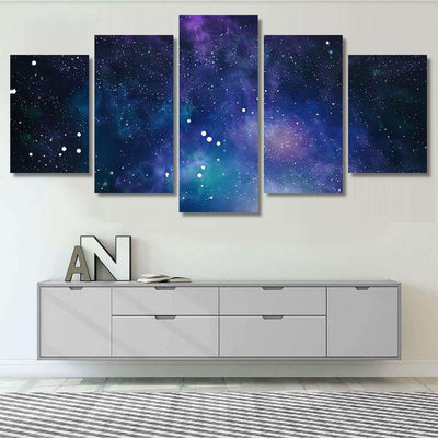 High Definition Star Field Background Starry 4 1 Galaxy Sky and Space Multi Piece Panel Canvas Home Decor Housewarming Gift Ideas Poster Canvas Gallery Prints