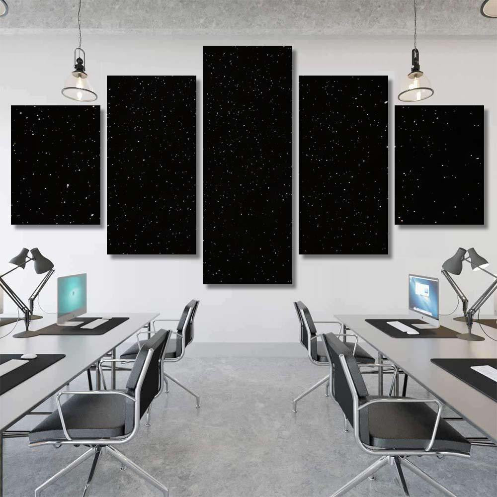 Narural Real Night Sky Stars Background 4 Galaxy Sky and Space Multi Piece Panel Canvas Home Decor Housewarming Gift Ideas Poster Canvas Gallery Prints