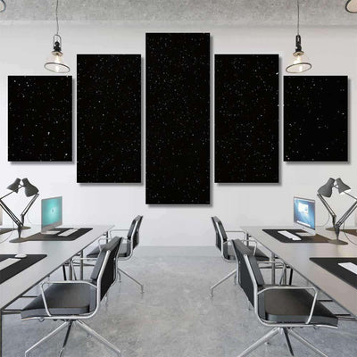 Narural Real Night Sky Stars Background 4 Galaxy Sky and Space Multi Piece Panel Canvas Home Decor Housewarming Gift Ideas Poster Canvas Gallery Prints