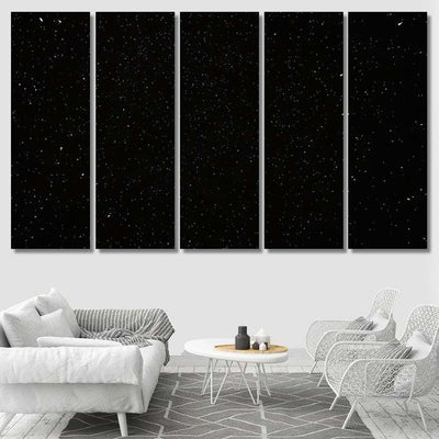 Narural Real Night Sky Stars Background 4 Galaxy Sky and Space Multi Piece Panel Canvas Home Decor Housewarming Gift Ideas Poster Canvas Gallery Prints