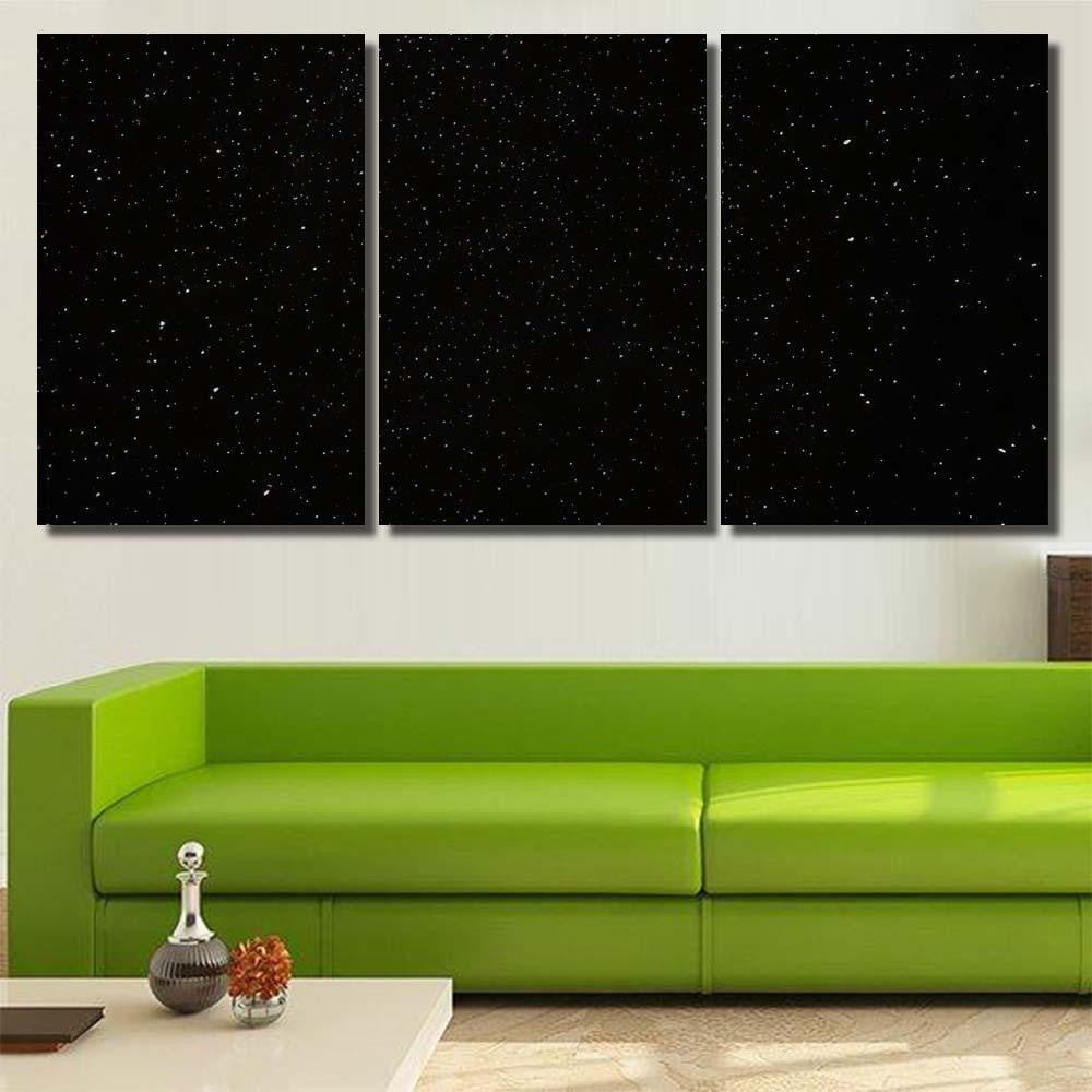 Narural Real Night Sky Stars Background 4 Galaxy Sky and Space Multi Piece Panel Canvas Home Decor Housewarming Gift Ideas Poster Canvas Gallery Prints