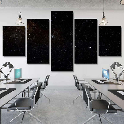 Stars Galaxy Outer Space Sky Night 4 Galaxy Sky and Space Multi Piece Panel Canvas Home Decor Housewarming Gift Ideas Poster Canvas Gallery Prints
