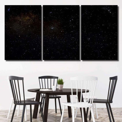 Stars Galaxy Outer Space Sky Night 4 Galaxy Sky and Space Multi Piece Panel Canvas Home Decor Housewarming Gift Ideas Poster Canvas Gallery Prints