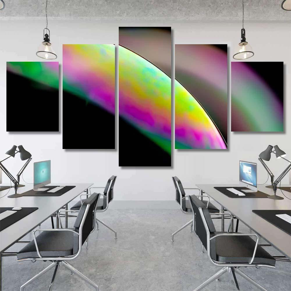 Psychedelic Abstract Planet Soap Bubble Light 11 Galaxy Sky and Space Multi Piece Panel Canvas Home Decor Housewarming Gift Ideas Poster Canvas Gallery Prints
