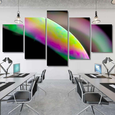 Psychedelic Abstract Planet Soap Bubble Light 11 Galaxy Sky and Space Multi Piece Panel Canvas Home Decor Housewarming Gift Ideas Poster Canvas Gallery Prints