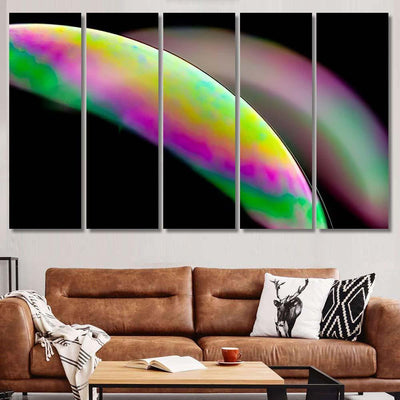 Psychedelic Abstract Planet Soap Bubble Light 11 Galaxy Sky and Space Multi Piece Panel Canvas Home Decor Housewarming Gift Ideas Poster Canvas Gallery Prints