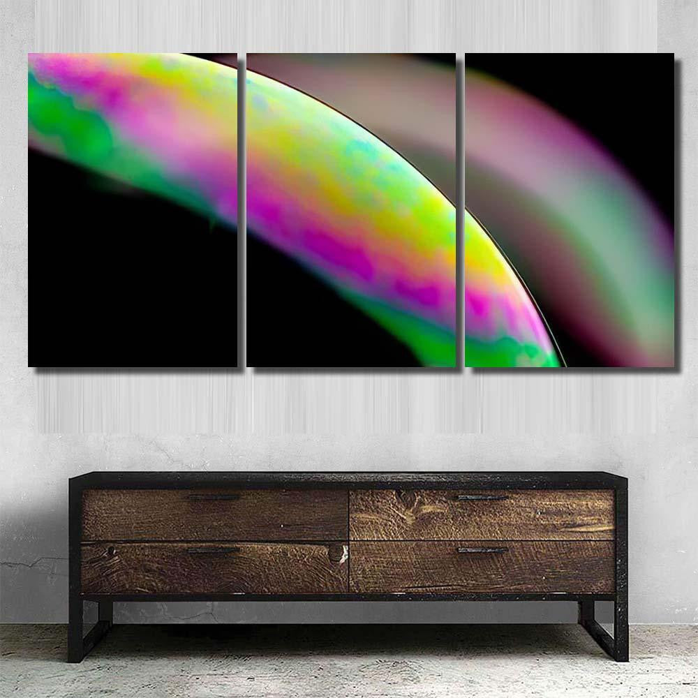Psychedelic Abstract Planet Soap Bubble Light 11 Galaxy Sky and Space Multi Piece Panel Canvas Home Decor Housewarming Gift Ideas Poster Canvas Gallery Prints