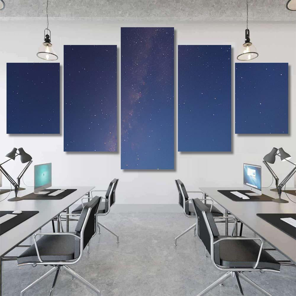 Milky Way Galaxy Stars Space Dust 13 1 Galaxy Sky and Space Multi Piece Panel Canvas Home Decor Housewarming Gift Ideas Poster Canvas Gallery Prints