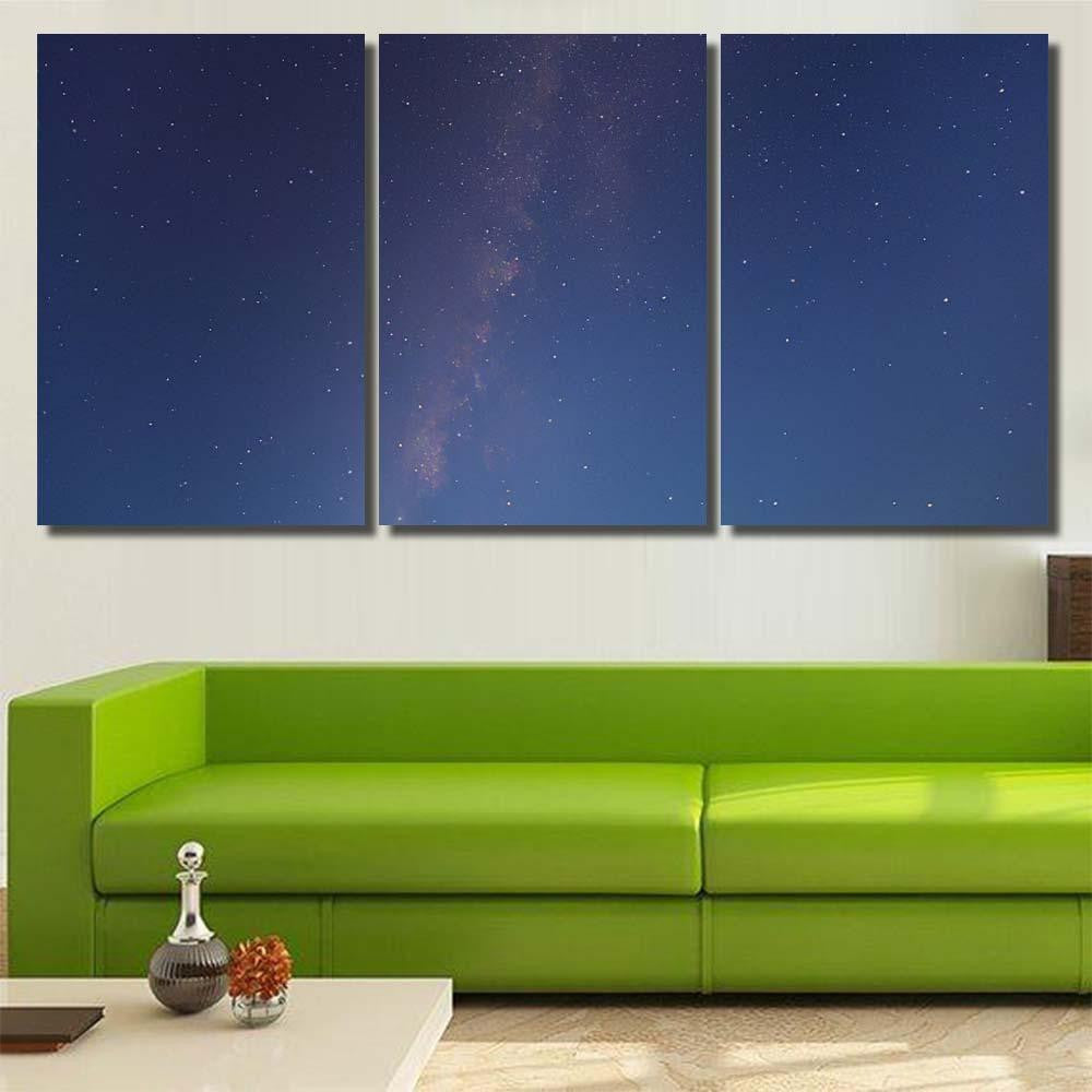 Milky Way Galaxy Stars Space Dust 13 1 Galaxy Sky and Space Multi Piece Panel Canvas Home Decor Housewarming Gift Ideas Poster Canvas Gallery Prints