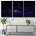 Milky Way Galaxy Seen Serengeti Tanzani A1 Galaxy Sky and Space Multi Piece Panel Canvas Home Decor Housewarming Gift Ideas Poster Canvas Gallery Prints