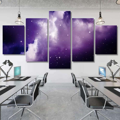 Space Night Sky Cloud Stars 1 1 Galaxy Sky and Space Multi Piece Panel Canvas Home Decor Housewarming Gift Ideas Poster Canvas Gallery Prints