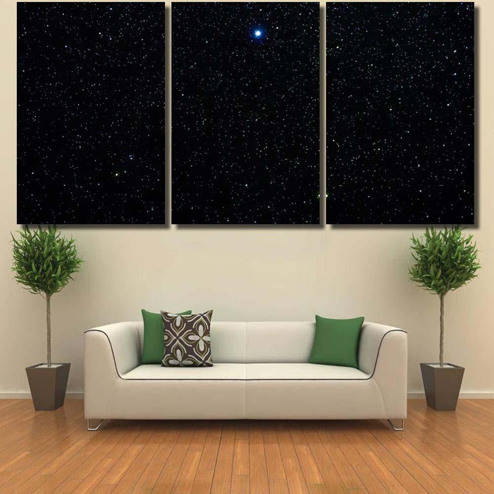 Stars Galaxy Outer Space Sky Night 3 1 Galaxy Sky and Space Multi Piece Panel Canvas Home Decor Housewarming Gift Ideas Poster Canvas Gallery Prints