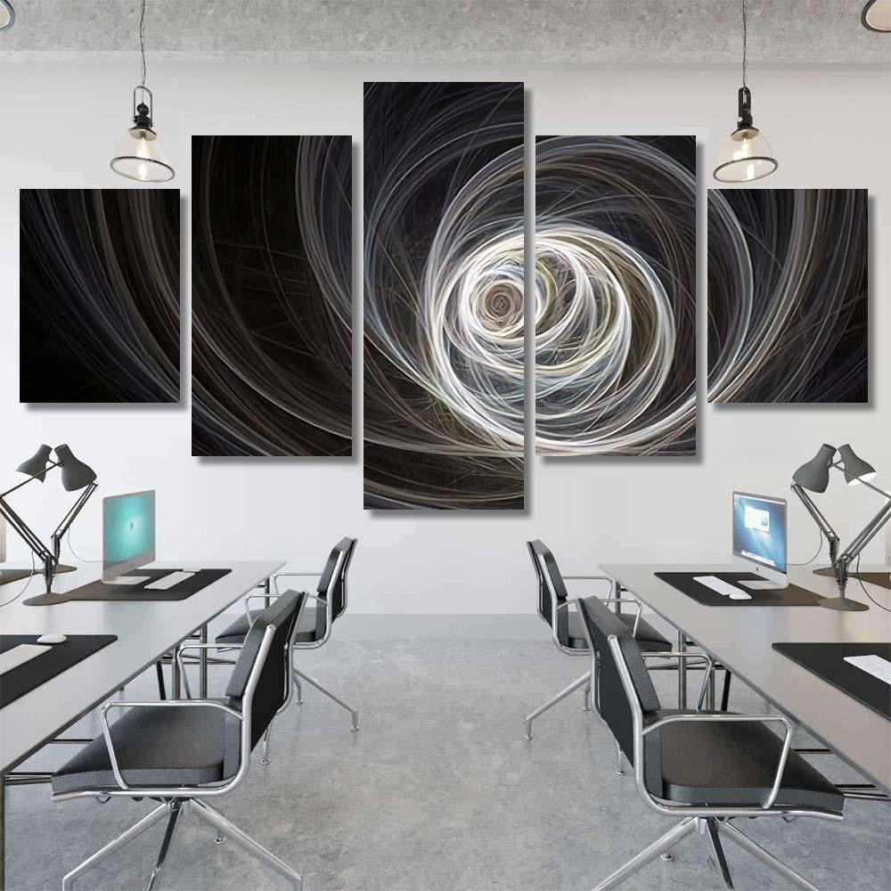Spiral Circles 3D Digital Generated This Galaxy Sky and Space Multi Piece Panel Canvas Home Decor Housewarming Gift Ideas Poster Canvas Gallery Prints