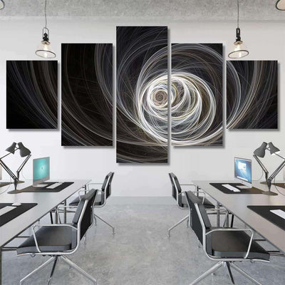 Spiral Circles 3D Digital Generated This Galaxy Sky and Space Multi Piece Panel Canvas Home Decor Housewarming Gift Ideas Poster Canvas Gallery Prints
