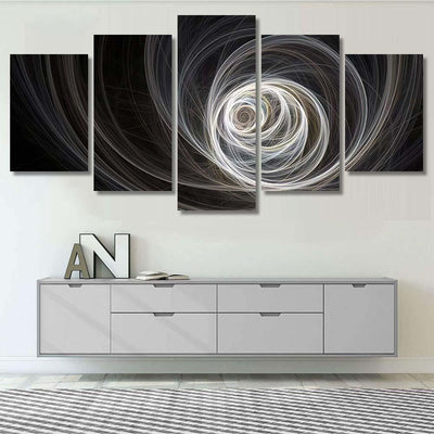 Spiral Circles 3D Digital Generated This Galaxy Sky and Space Multi Piece Panel Canvas Home Decor Housewarming Gift Ideas Poster Canvas Gallery Prints