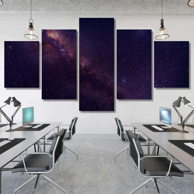 Milky Way Galaxy Star Space Dust 1 1 Galaxy Sky and Space Multi Piece Panel Canvas Home Decor Housewarming Gift Ideas Poster Canvas Gallery Prints