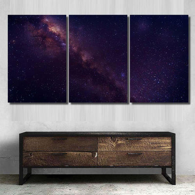 Milky Way Galaxy Star Space Dust 1 1 Galaxy Sky and Space Multi Piece Panel Canvas Home Decor Housewarming Gift Ideas Poster Canvas Gallery Prints