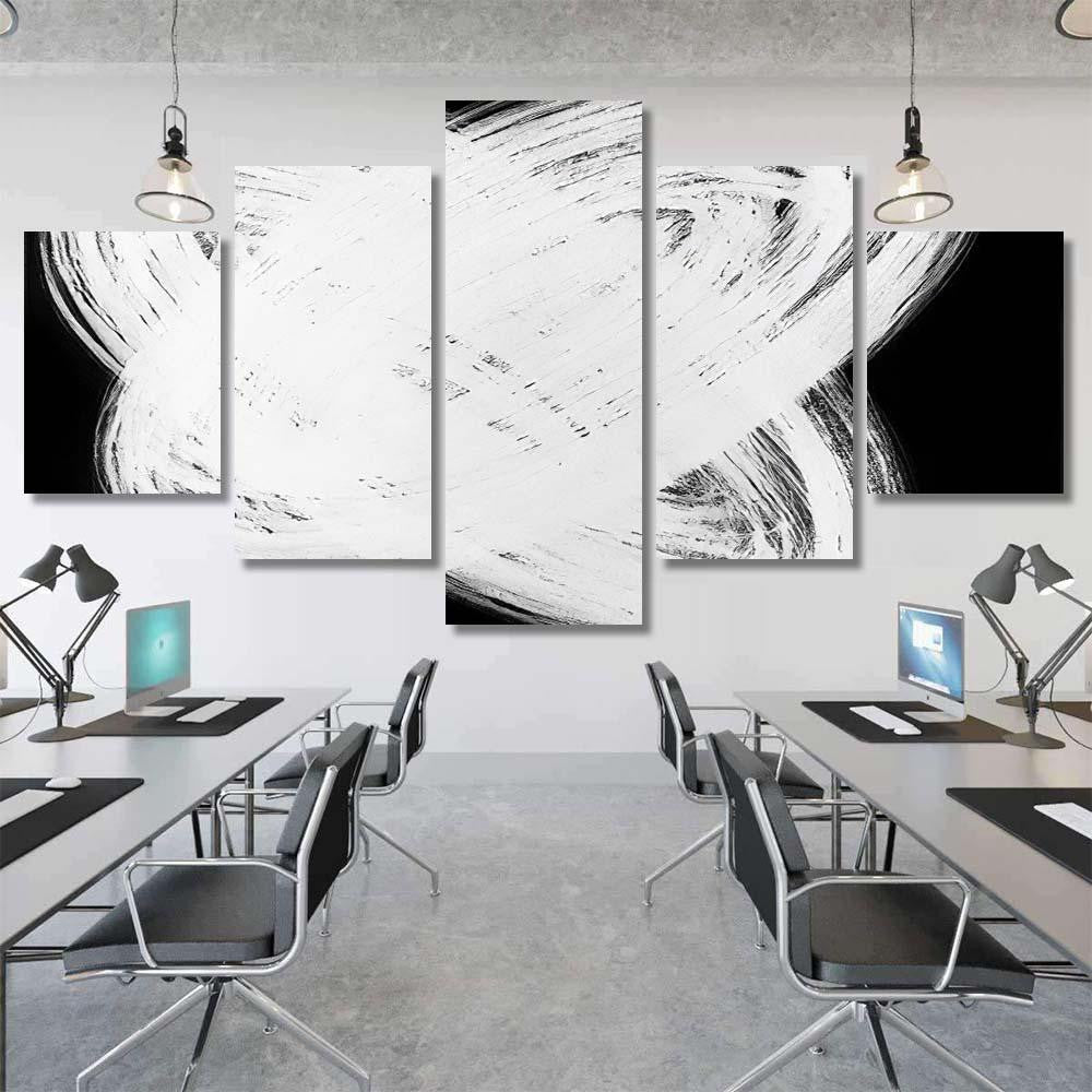 Harmony Energy Meeting Two Galaxies Abstract 1 Galaxy Sky and Space Multi Piece Panel Canvas Home Decor Housewarming Gift Ideas Poster Canvas Gallery Prints