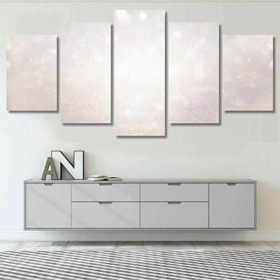 Glitter Vintage Lights Background Silver Light 4 1 Galaxy Sky and Space Multi Piece Panel Canvas Home Decor Housewarming Gift Ideas Poster Canvas Gallery Prints