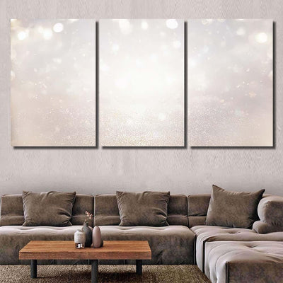 Glitter Vintage Lights Background Silver Light 4 1 Galaxy Sky and Space Multi Piece Panel Canvas Home Decor Housewarming Gift Ideas Poster Canvas Gallery Prints