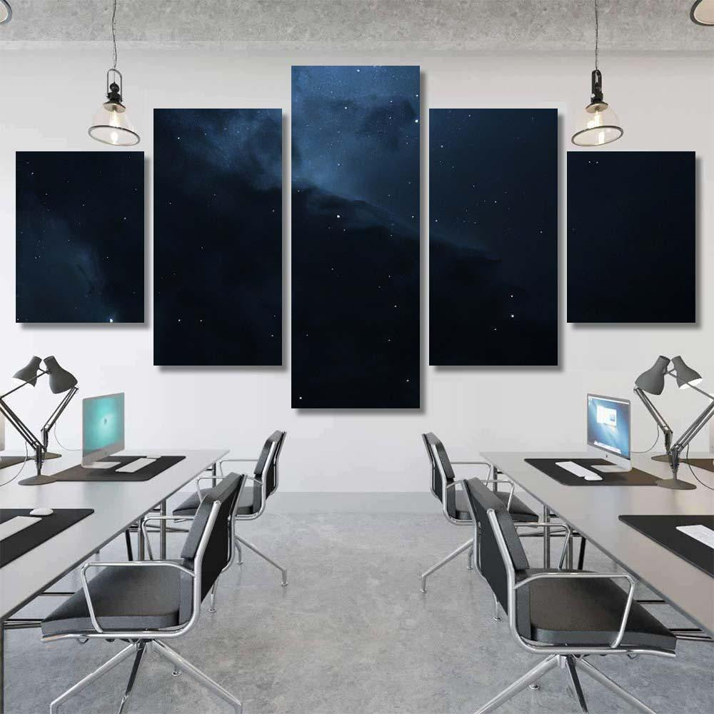 Starfield Deep Space Many Light Years 1 Galaxy Sky and Space Multi Piece Panel Canvas Home Decor Housewarming Gift Ideas Poster Canvas Gallery Prints