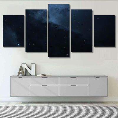 Starfield Deep Space Many Light Years 1 Galaxy Sky and Space Multi Piece Panel Canvas Home Decor Housewarming Gift Ideas Poster Canvas Gallery Prints