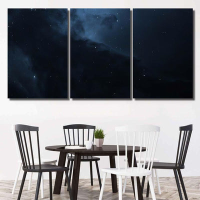 Starfield Deep Space Many Light Years 1 Galaxy Sky and Space Multi Piece Panel Canvas Home Decor Housewarming Gift Ideas Poster Canvas Gallery Prints