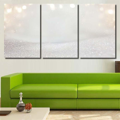 Glitter Vintage Lights Background Silver Light 5  1 Galaxy Sky and Space Multi Piece Panel Canvas Home Decor Housewarming Gift Ideas Poster Canvas Gallery Prints